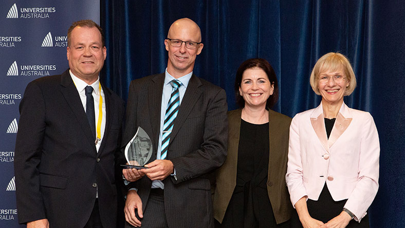 Recipients of the Australian Awards for University Teaching 2020 sponsored by UniBank.