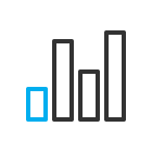 Icon of a bar graph