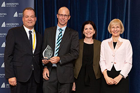 Recipients of the Australian Awards for University Teaching 2020 sponsored by UniBank.